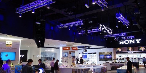 Sony flagship store -Dubai Mall for full entertainment lighting set up