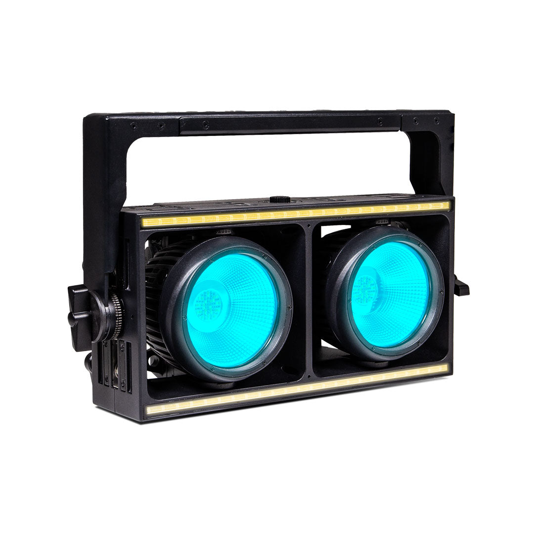 BLOK 2C - 2x400W RGBLA Modular Blinder with White Pixel Lines