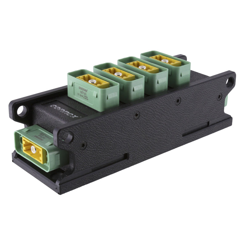 cPot strip - 6x cPot male IN / OUT - CP-BV6-R
