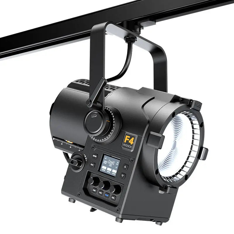 ROXX ICON F4 - Fresnel, Black, Incl. 8-way barndoors