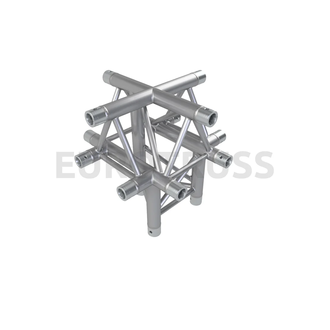 FD/HD33 5 Way X-Piece + Down - Tubes Down - Fixed Corner