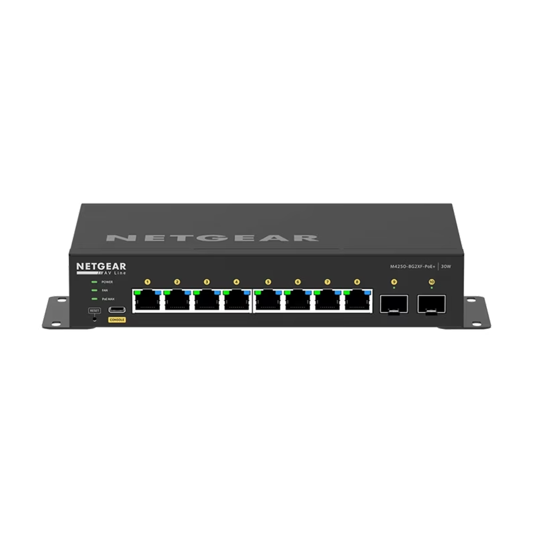 AV Line GSM4210PX 8x1G PoE+ 220W and 2xSFP+ Managed Switch