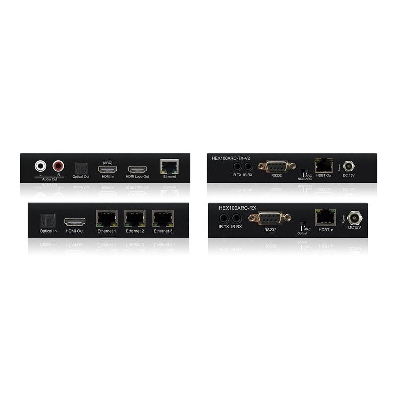 HEX100ARC-KIT-V2 - 100m HDBaseT™ Extender Set - (4K up to 70m)