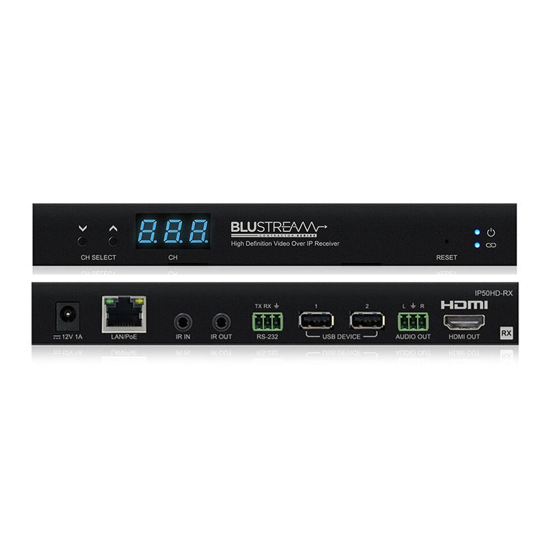 IP50HD-RX - Contractor Series HD Video Receiver over 100Mbps Network