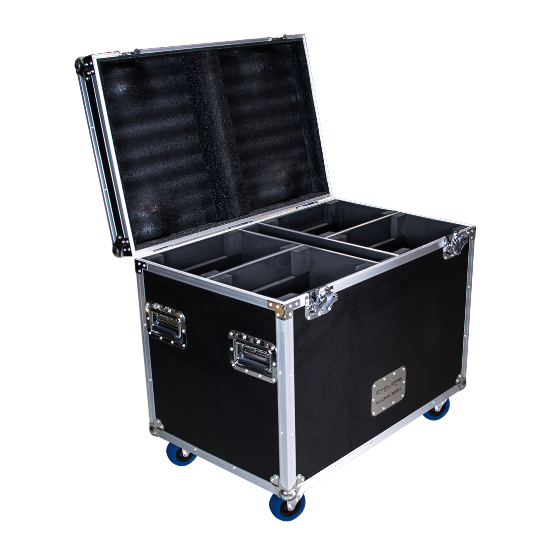 Flight Case - ILLUMA 300H - 4 Fixtures