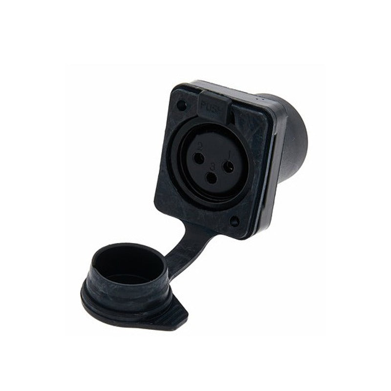 Seetronic - XLR - Chassis Connector 3-Pin Female - K3F2C-W