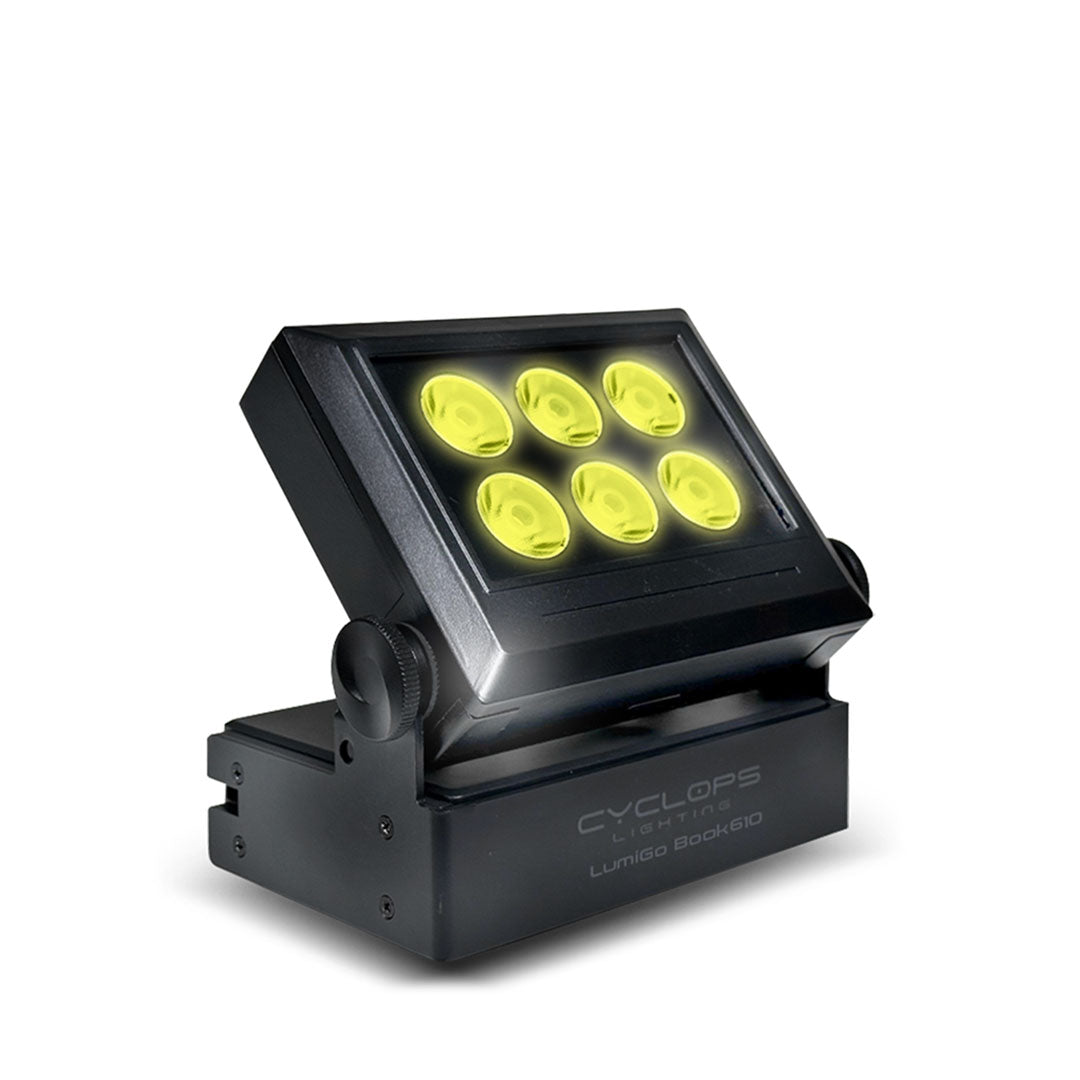 LumiGo™ BOOK610 - Battery-Operated Outdoor LED Wash with CRMX and APP Control