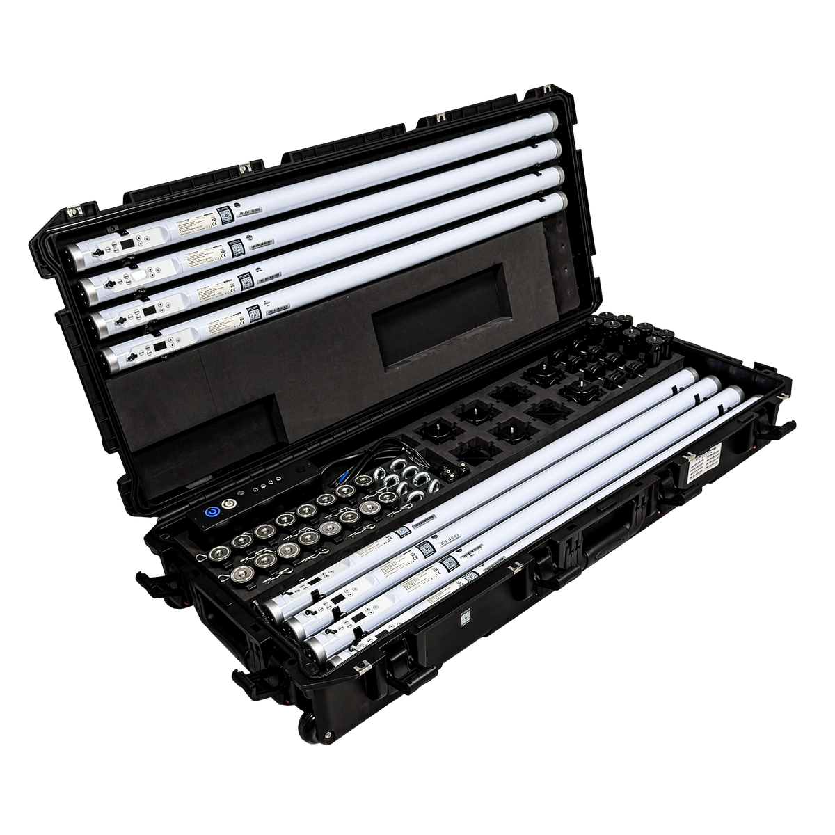 Cyclops Lighting Kit of 8 LumiGo™ TUBE100 - Battery-Operated IP65 LED tube (wireless CRMX & App Control)
