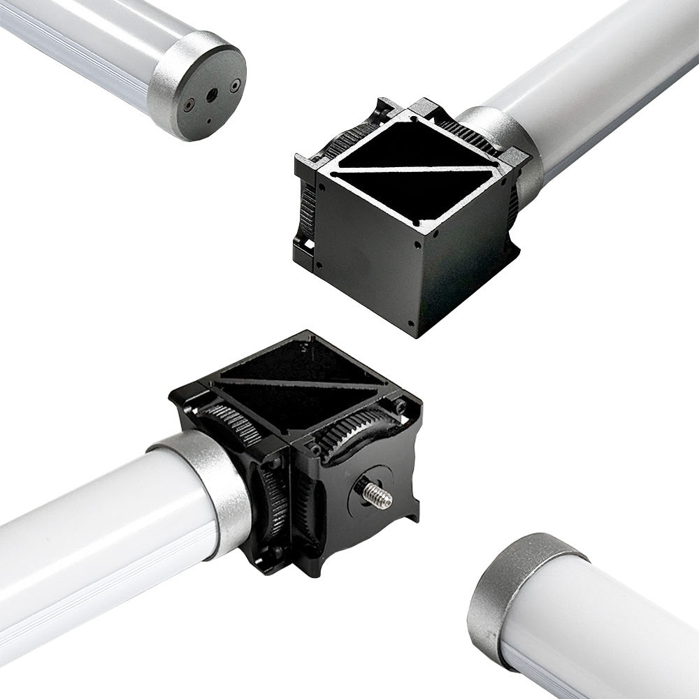 Screw on 2 ways 90° connector for LumiGo™ TUBE100