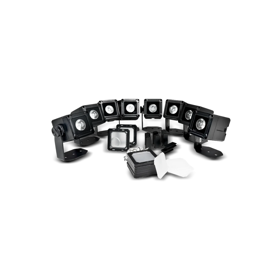 LumiGo™ CUBE120 - Battery-Operated Outdoor LED spotlight with CRMX and APP Control