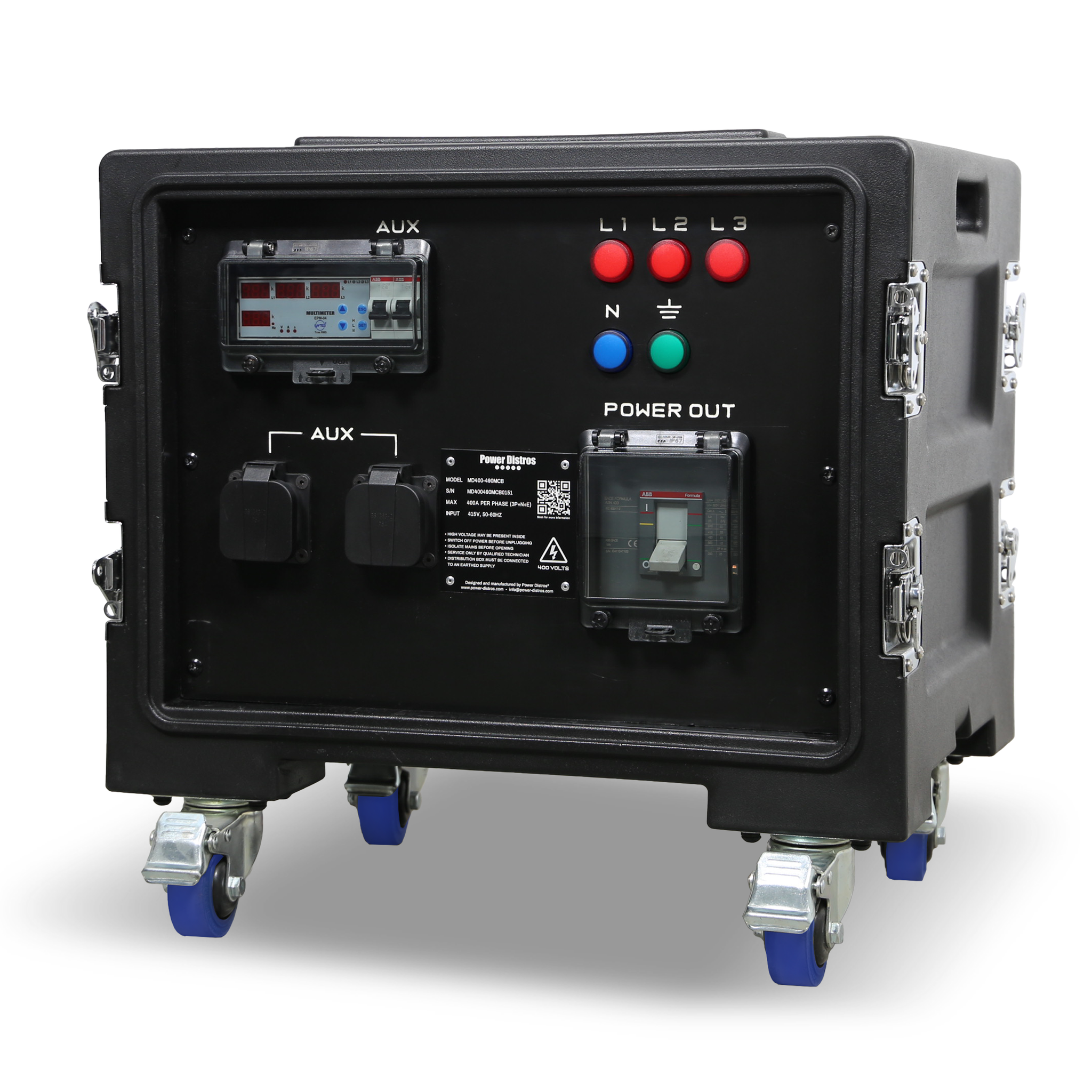 MD400-490MCB - 400A Main Distribution Box - MCB Protection