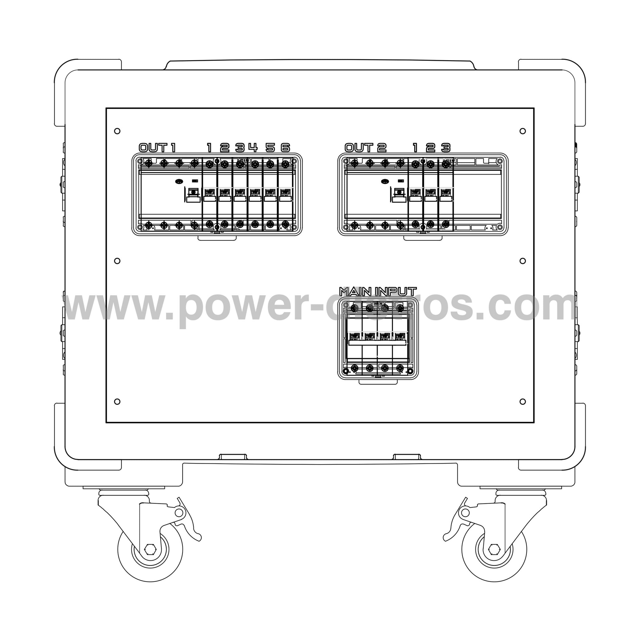 MD63-090RCD - 63A Main Distribution Box - RCD Protection