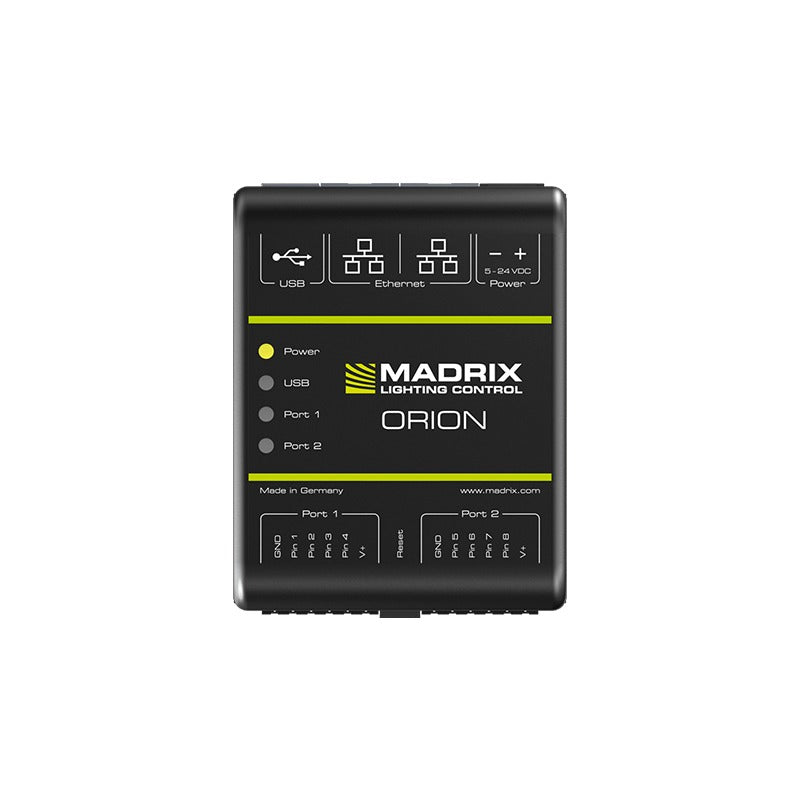 MADRIX ORION - 8 Analog Inputs to 16-bit DMX