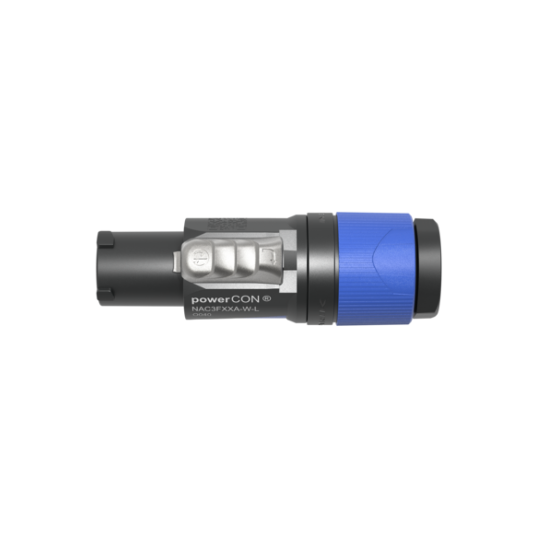 Neutrik - NAC3FXXA-W-L - powerCON single phase power connector, IP20, blue power-in, large - XX Series