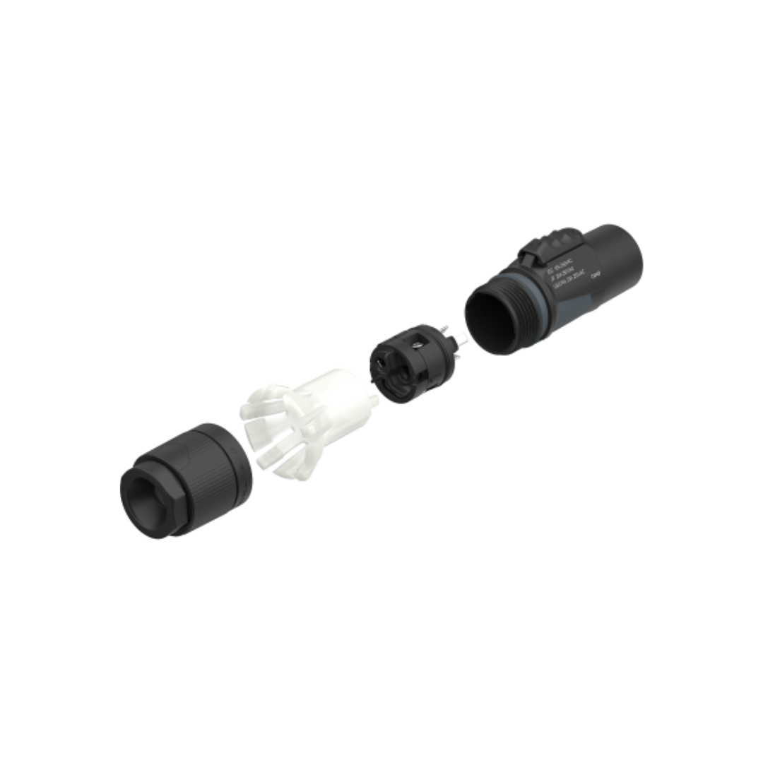 Neutrik - NAC3M-TRUE1-S - powerCON TRUE1, locking male cable connector with breaking capacity (CBC), small
