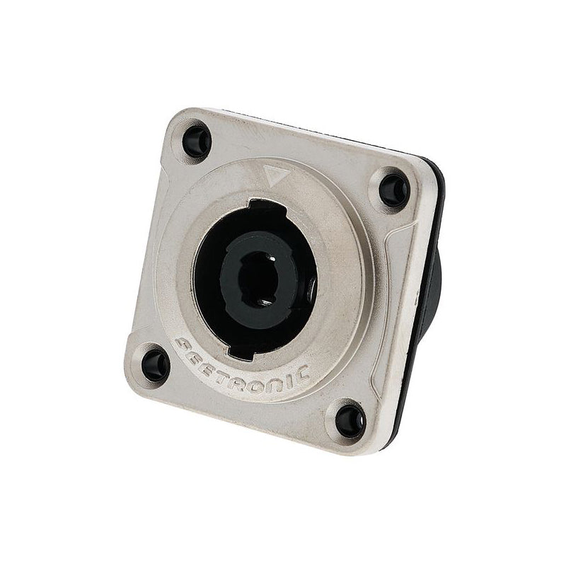 Seetronic - 4-Pin Male Chassis Connector, Metal Housing - SLDDM4