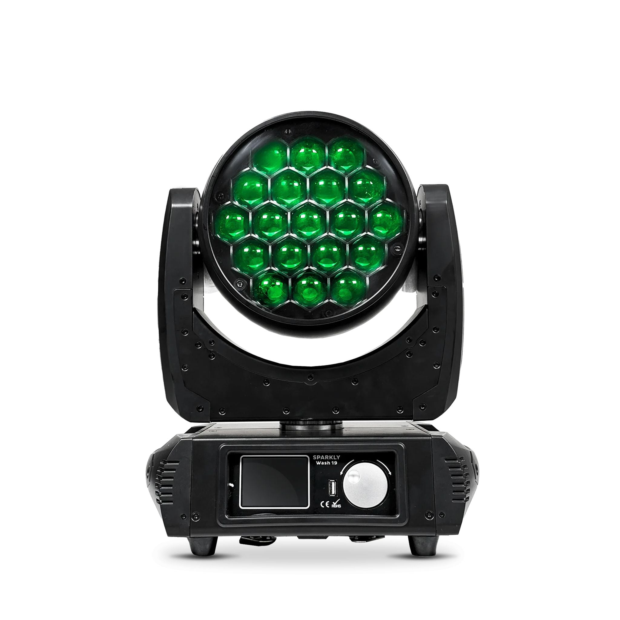 SPARKLY WASH 19 - 19x15W RGBW LED Zoom Wash Moving Head