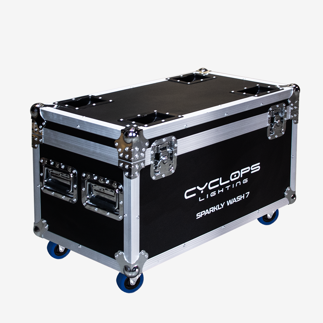 Flight Case - SPARKLY WASH 7 - 4 fixtures