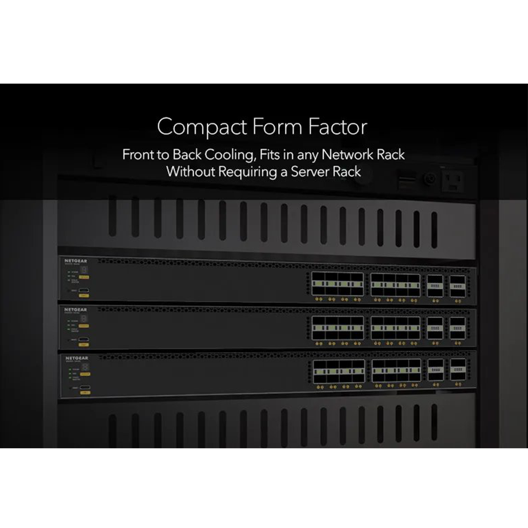 VSM4320C - 16xSFP28 25G and 4xQSFP28 100G Managed Switch