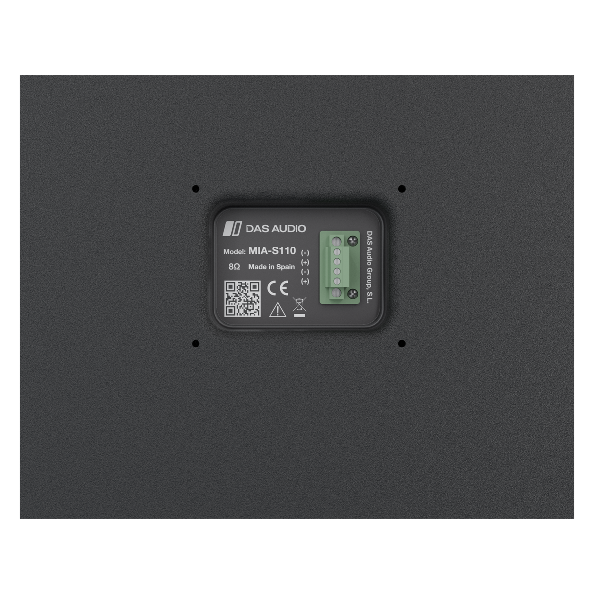 DAS Audio MIA-S110 - Low-Profile Band-Pass Subwoofer