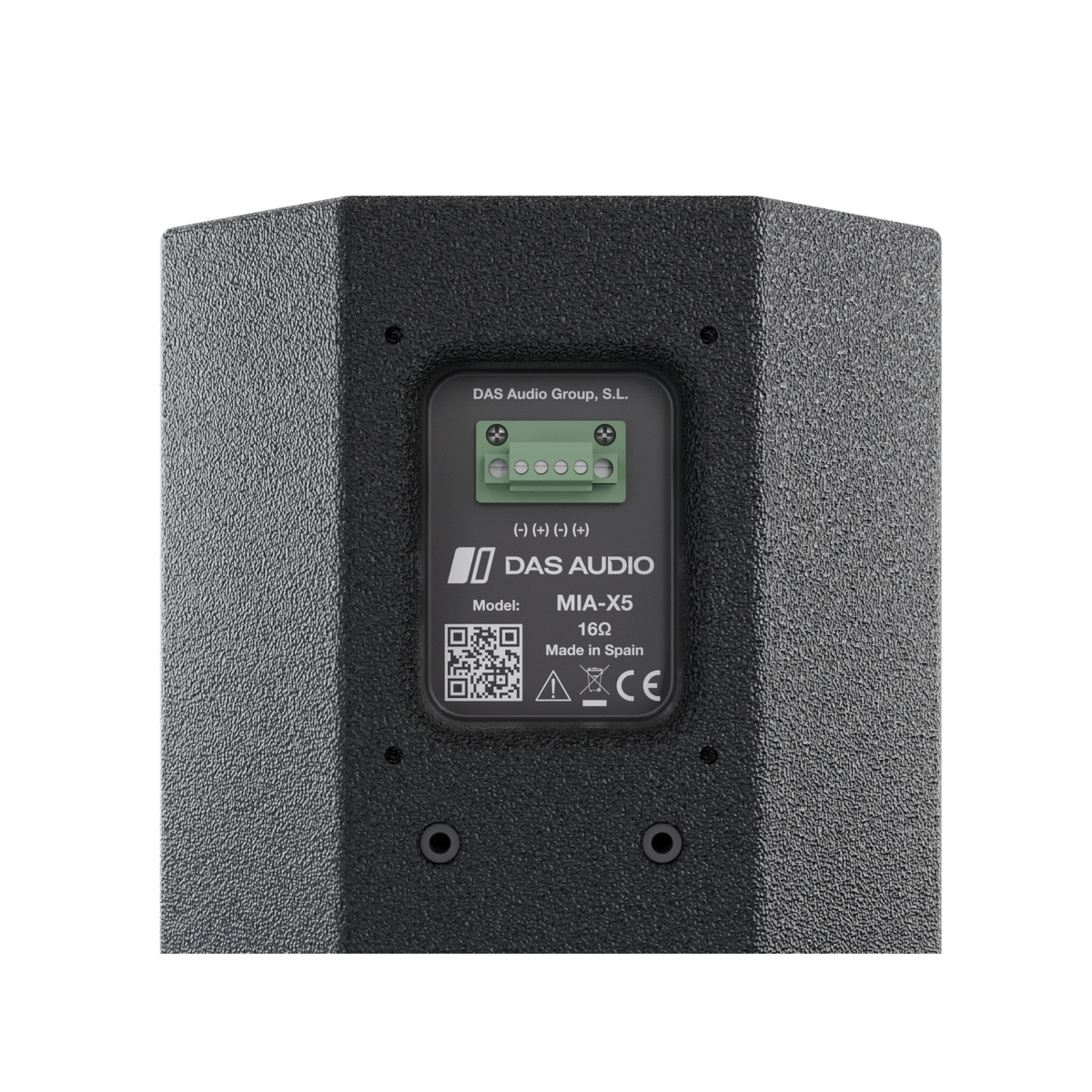 DAS Audio MIA-X5 - Point Source, 2-way passive 5” coaxial, 120º conical coverage