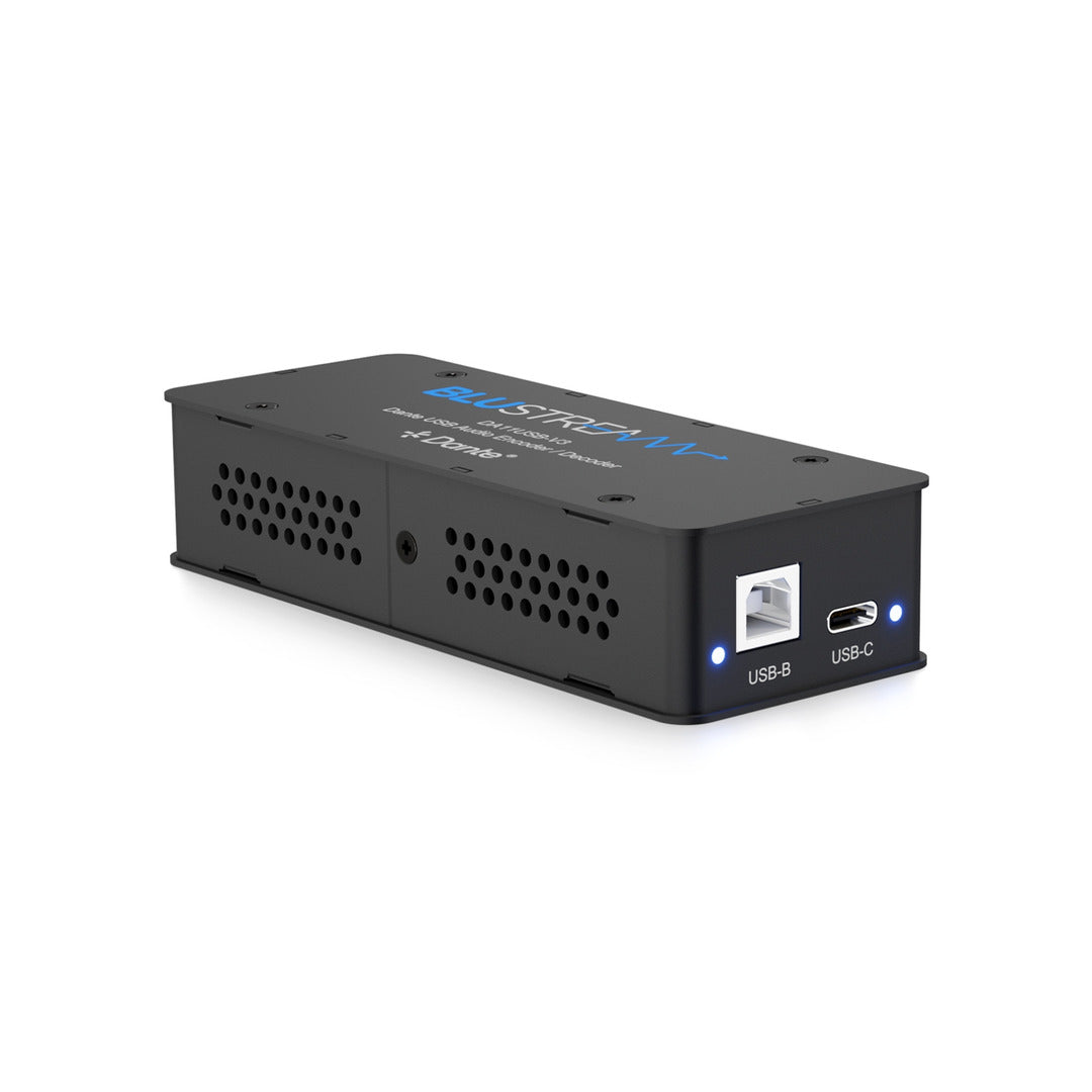 Blustream USB Dante® Audio Encoder / Decoder - DEP chipset, 2ch in and out