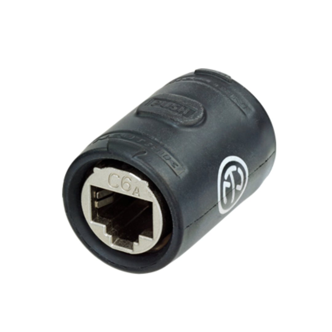 Neutrik - NE8FFX6-W - Ethercon CAT6A, feedthrough coupler