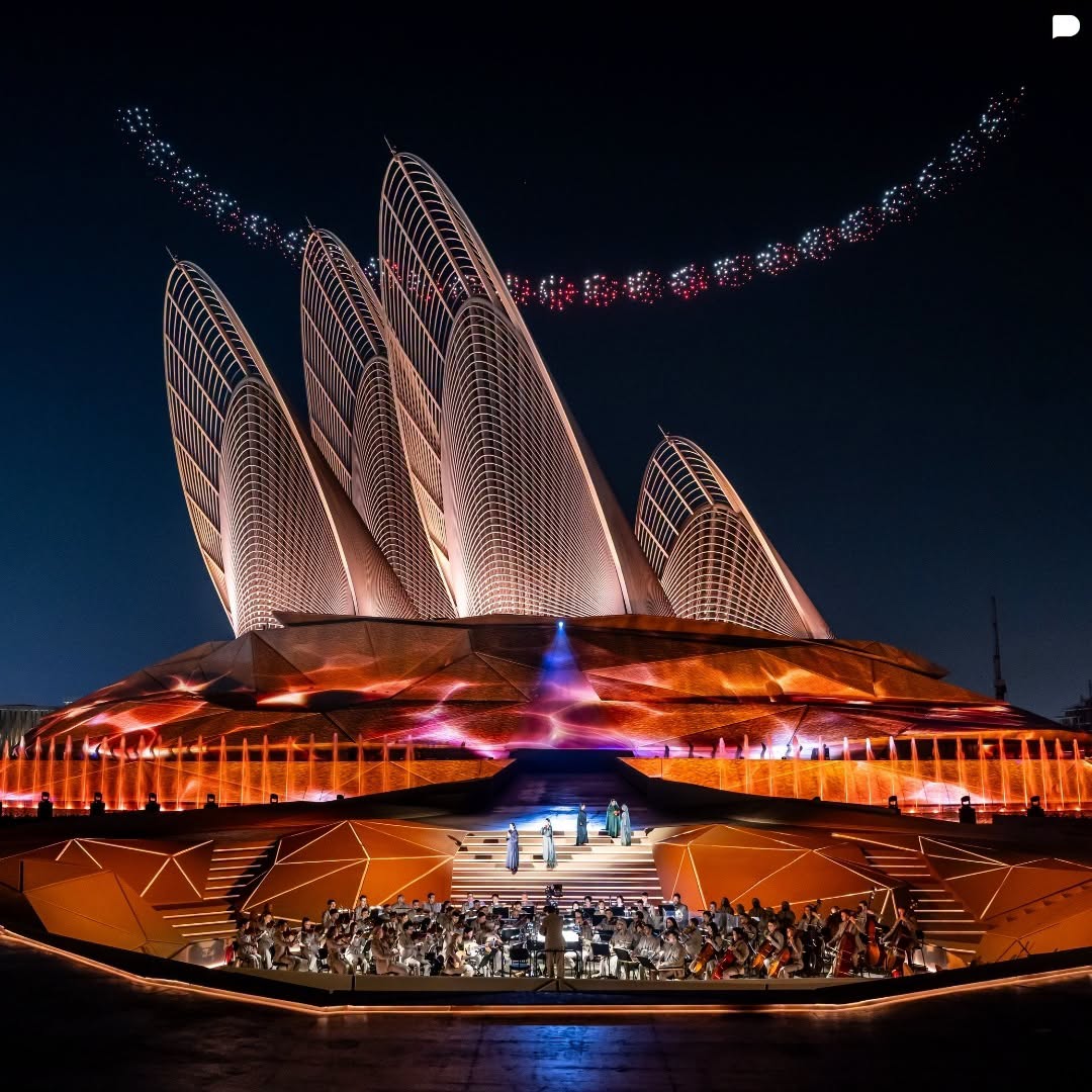 grandMA3 in control for opening of Zayed National Museum