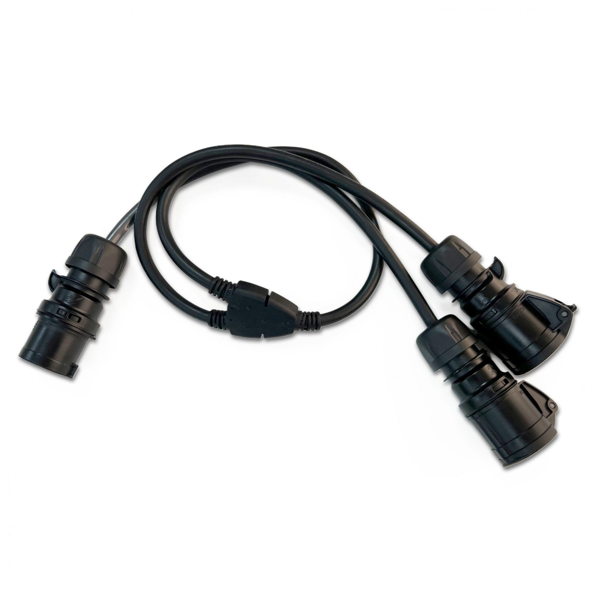 Power Y Cable - 16A 3P CEE Male to 2 x 16A 3P CEE Female