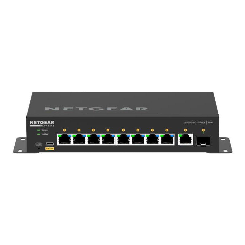 AV Line M4250-9G1F-PoE+ - 8x1G PoE+ 110W 1x1G and 1xSFP Managed Switch