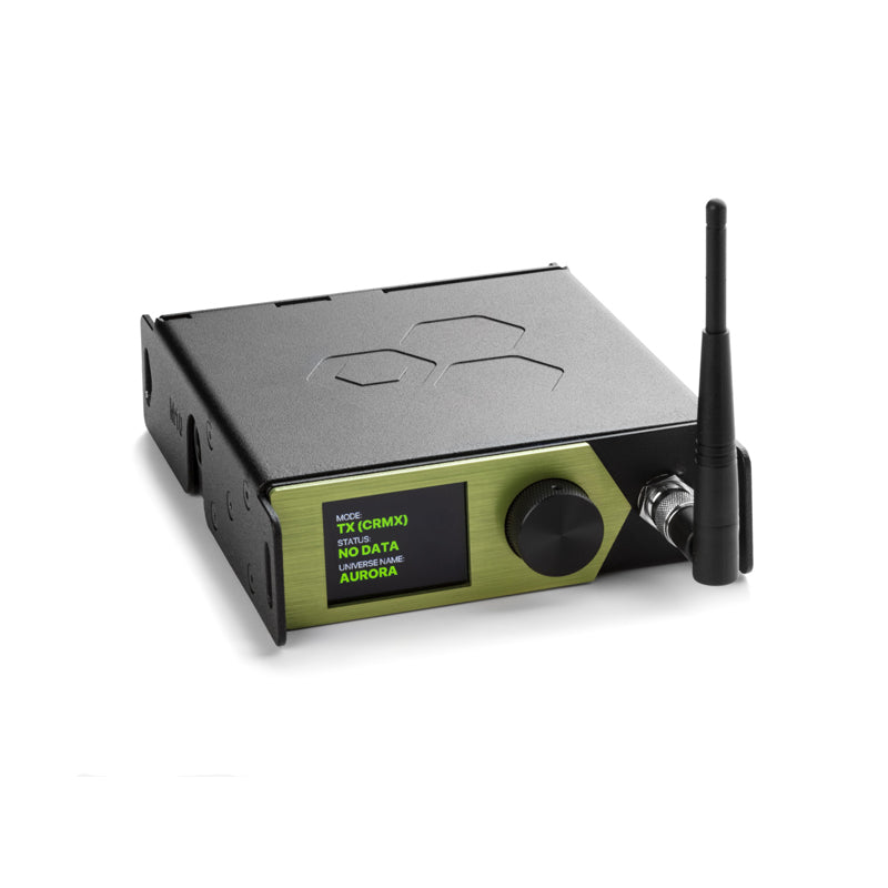 LumenRadio CRMX Aurora - Single Universe DMX/RDM Transceiver with WiFi and Bluetooth