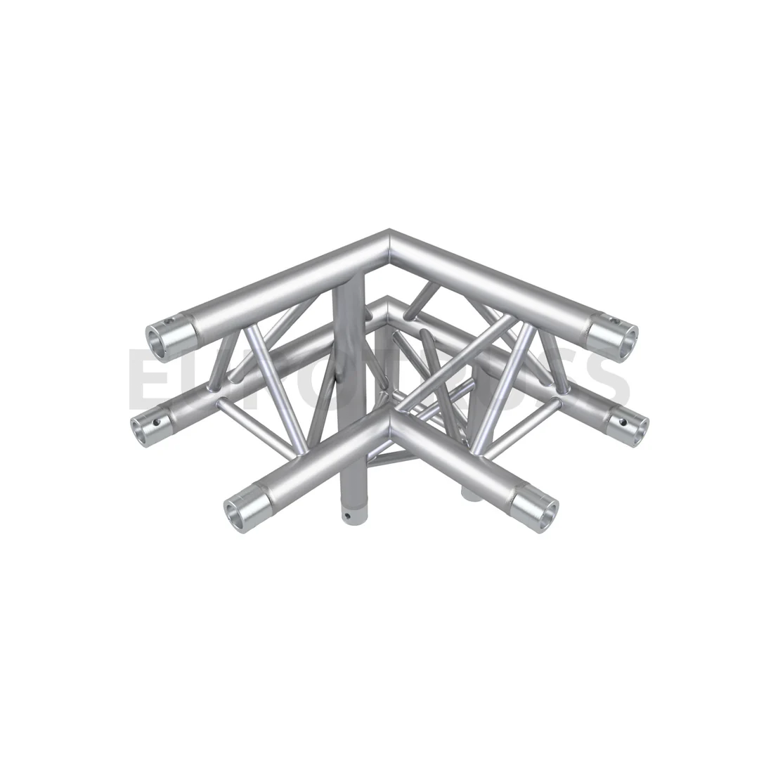 FD/HD33 3 Way Corner 90˚ + Down Right - Tubes Down - Fixed Corner
