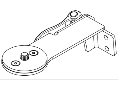 IS5C and IS7C Vertical bracket (Black)