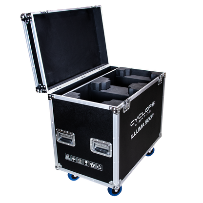 Flight Case - ILLUMA 500P - 2 Fixtures