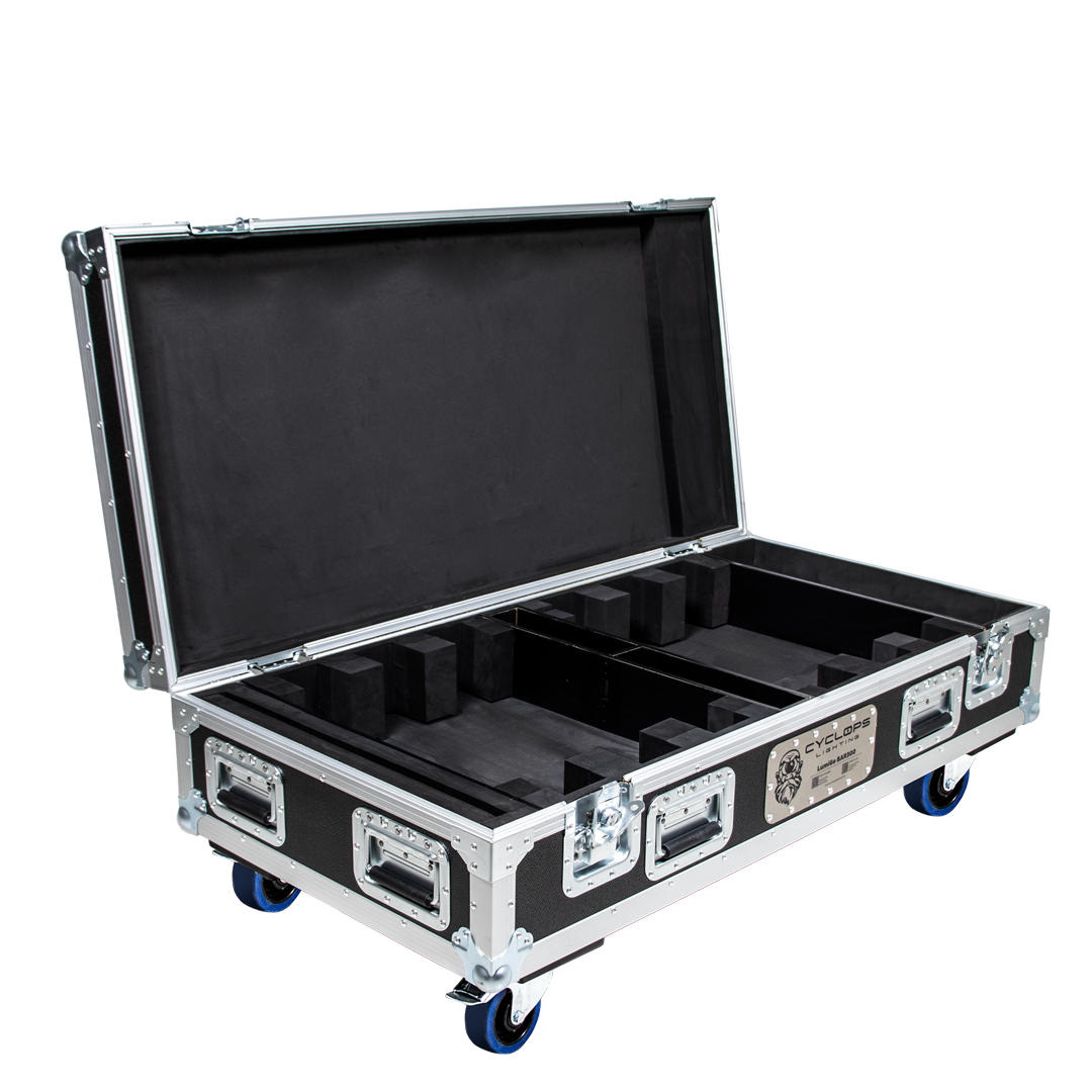 Cyclops Lighting LumiGo™ BAR300 - Battery-Operated IP65 32x8W RGBL Wash Bar with Wireless CRMX & App Control