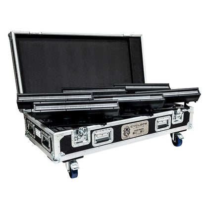 Cyclops Lighting Kit of 6 LumiGo™ BAR300 - Battery-Operated IP65 32x8W RGBL Wash Bar (wireless CRMX & App Control)