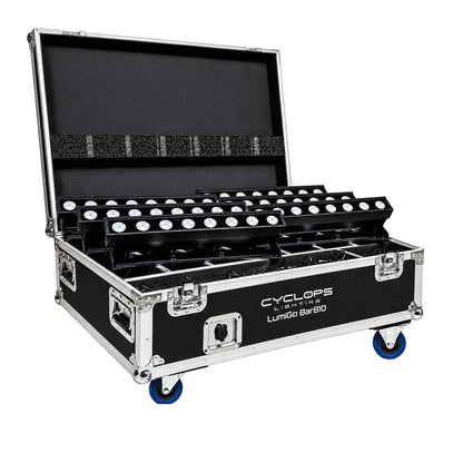 Cyclops Lighting Kit of 6 LumiGo™ BAR810 - Battery-Operated IP65 LED Bar (wireless CRMX & App Control)