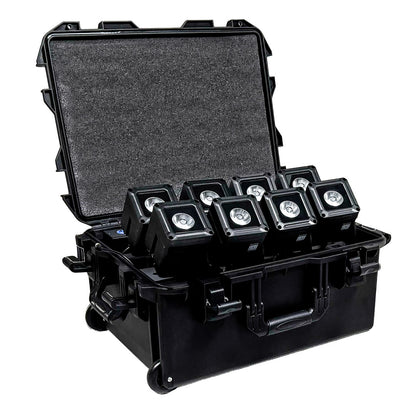 Cyclops Lighting Kit of 8 LumiGo™ CUBE120 - Battery-Operated IP65 LED spotlight (wireless CRMX & App Control)