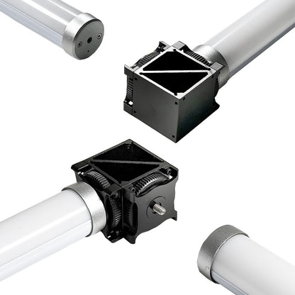 Screw on 2 ways 90° connector for LumiGo™ TUBE100