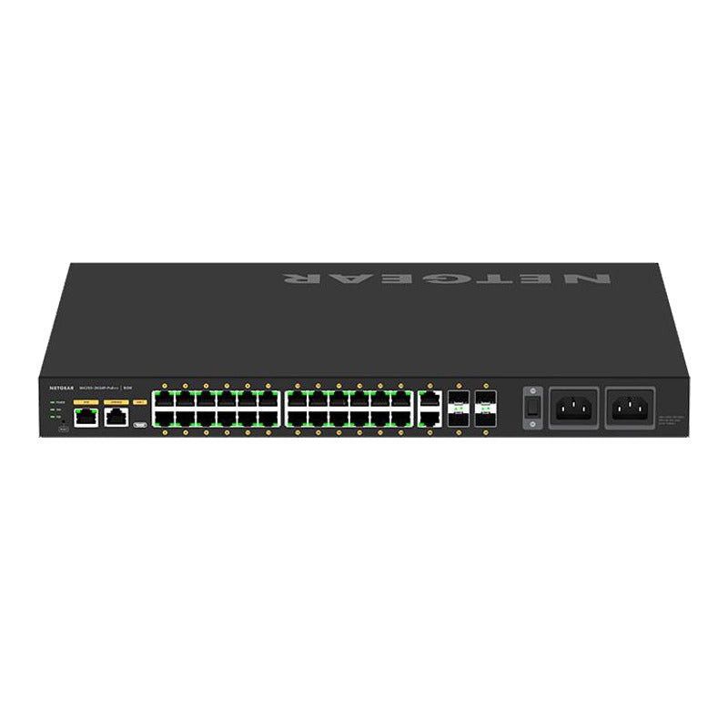 M4250-26G4F-PoE++ - 24x1G PoE++ 1,440W 2x1G and 4xSFP Managed Switch
