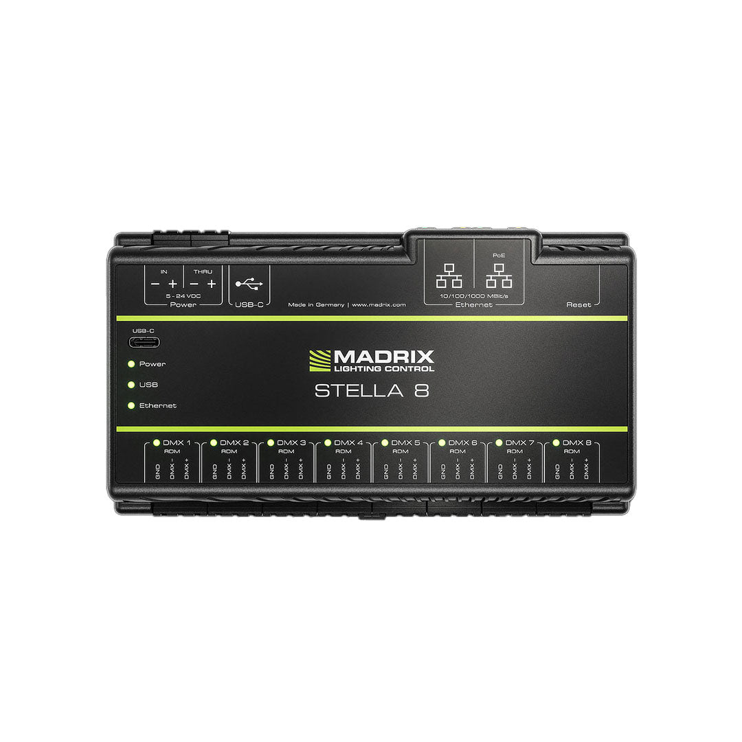 MADRIX STELLA 8 - 8-Port DMX Network Node with RDM