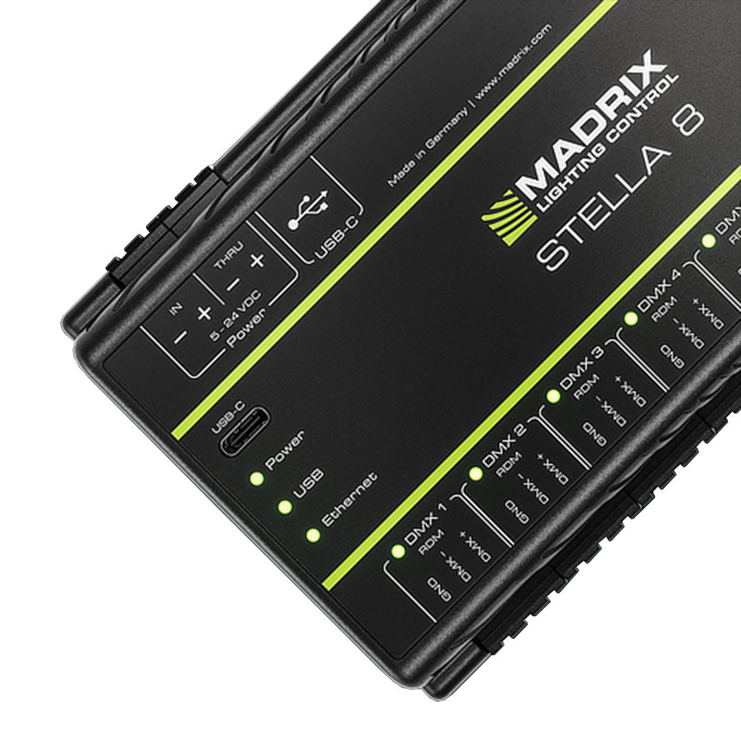 MADRIX STELLA 8 - 8-Port DMX Network Node with RDM