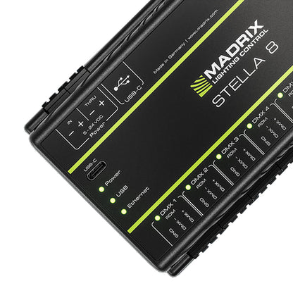 MADRIX STELLA 8 - 8-Port DMX Network Node with RDM