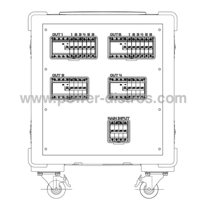 MD63-210RCD - 63A Main Distribution Box - RCD Protection Level