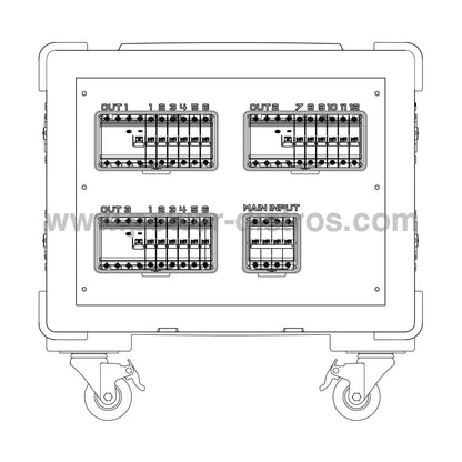 MD63-230RCD - 63A Main Distribution Box - RCD Protection