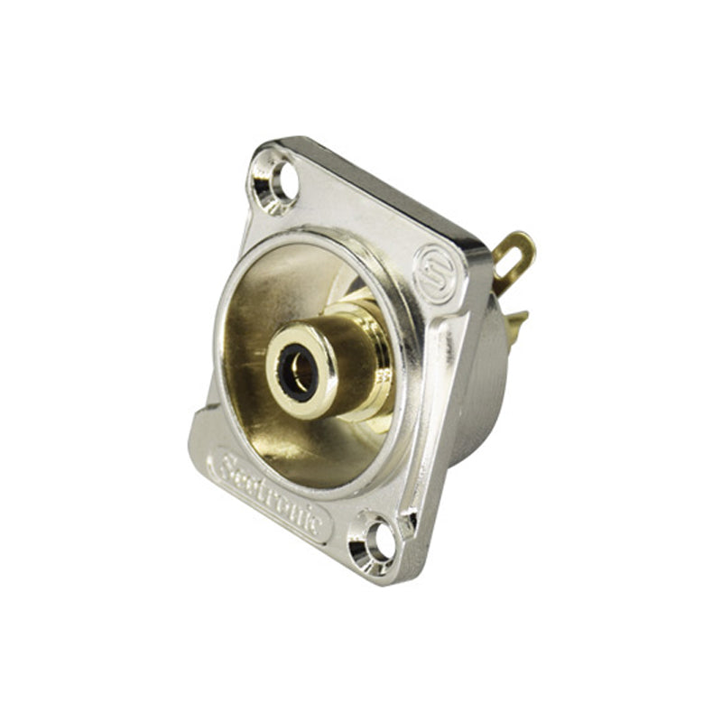 Seetronic - RCA Jack Socket - Gold Plated Contact Soldering End - MF2D