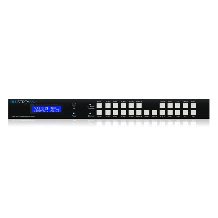 MFP112 - 11 Input Multi-Format Presentation Switch