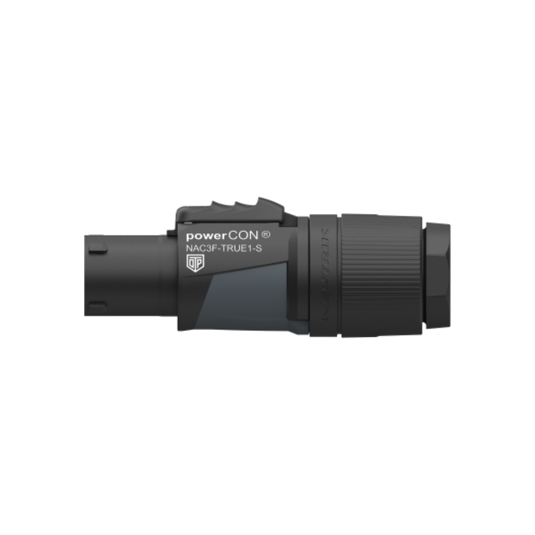 Neutrik - NAC3F-TRUE1-S - powerCON TRUE1, locking female cable connector with breaking capacity (CBC), small