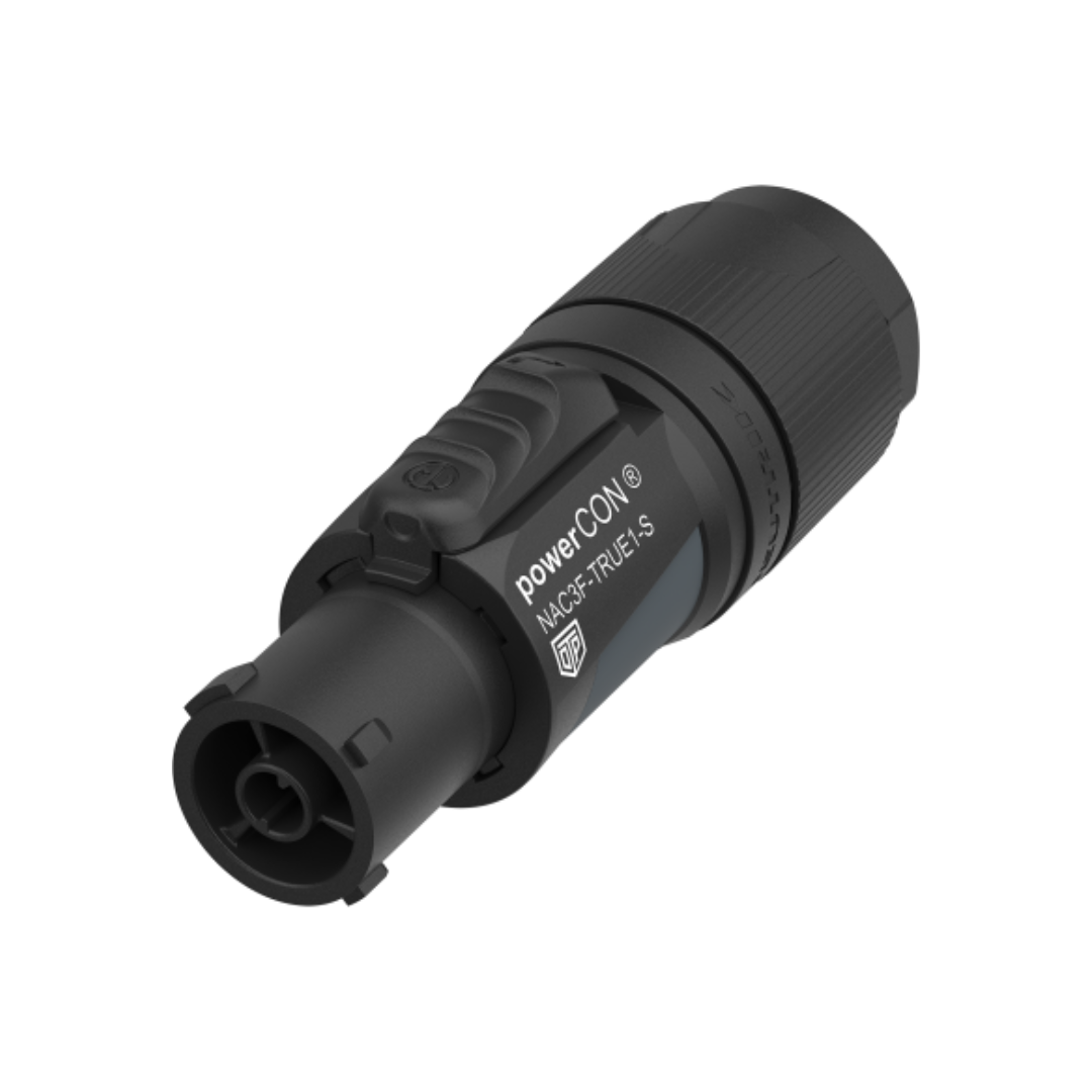 Neutrik - NAC3F-TRUE1-S - powerCON TRUE1, locking female cable connector with breaking capacity (CBC), small