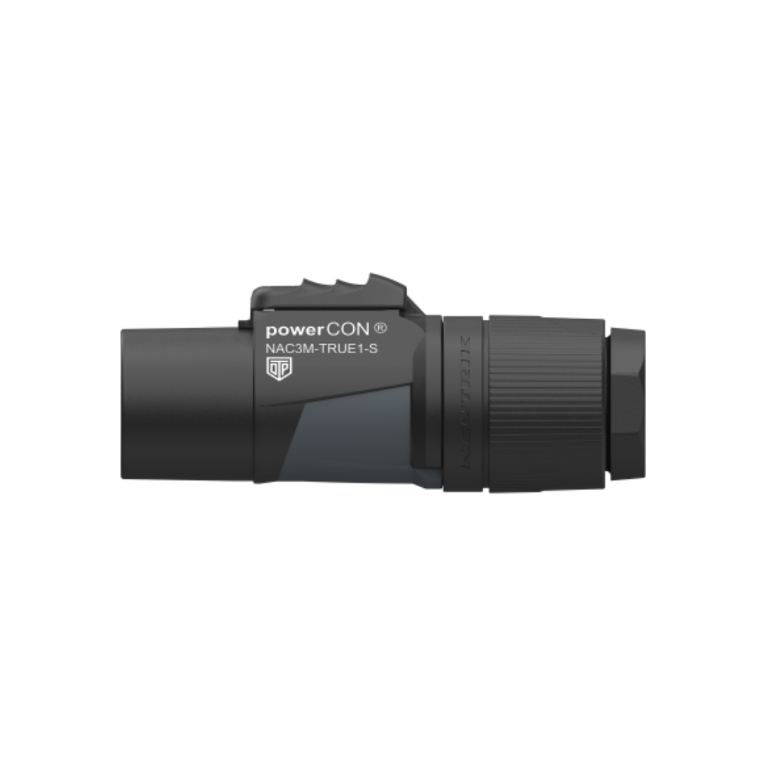 Neutrik - NAC3M-TRUE1-S - powerCON TRUE1, locking male cable connector with breaking capacity (CBC), small